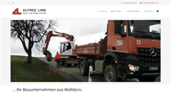 Desktop Screenshot of link-baugmbh.de